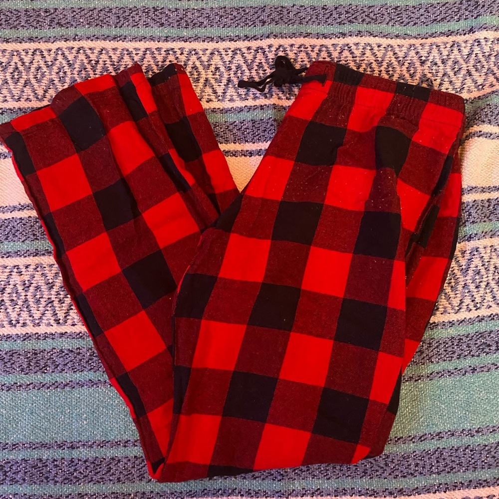 Plaid pajama pants
